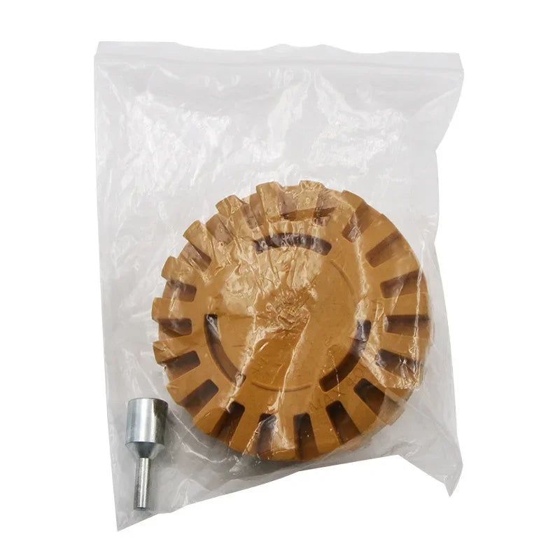 Car Pneumatic Rubber Eraser Wheel Pad - Decal & Sticker Remover - Paint Cleaner & Polish Auxiliary Tool