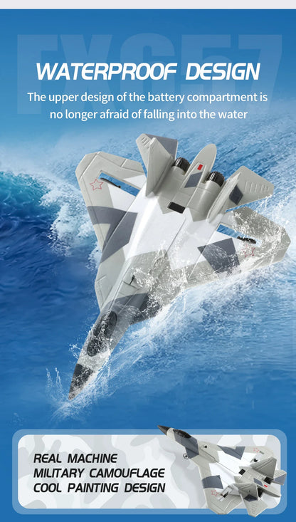 RC SU-35 Foam Fighter Jet – 2.4G Remote Control Glider Airplane Toy for Kids & Boys