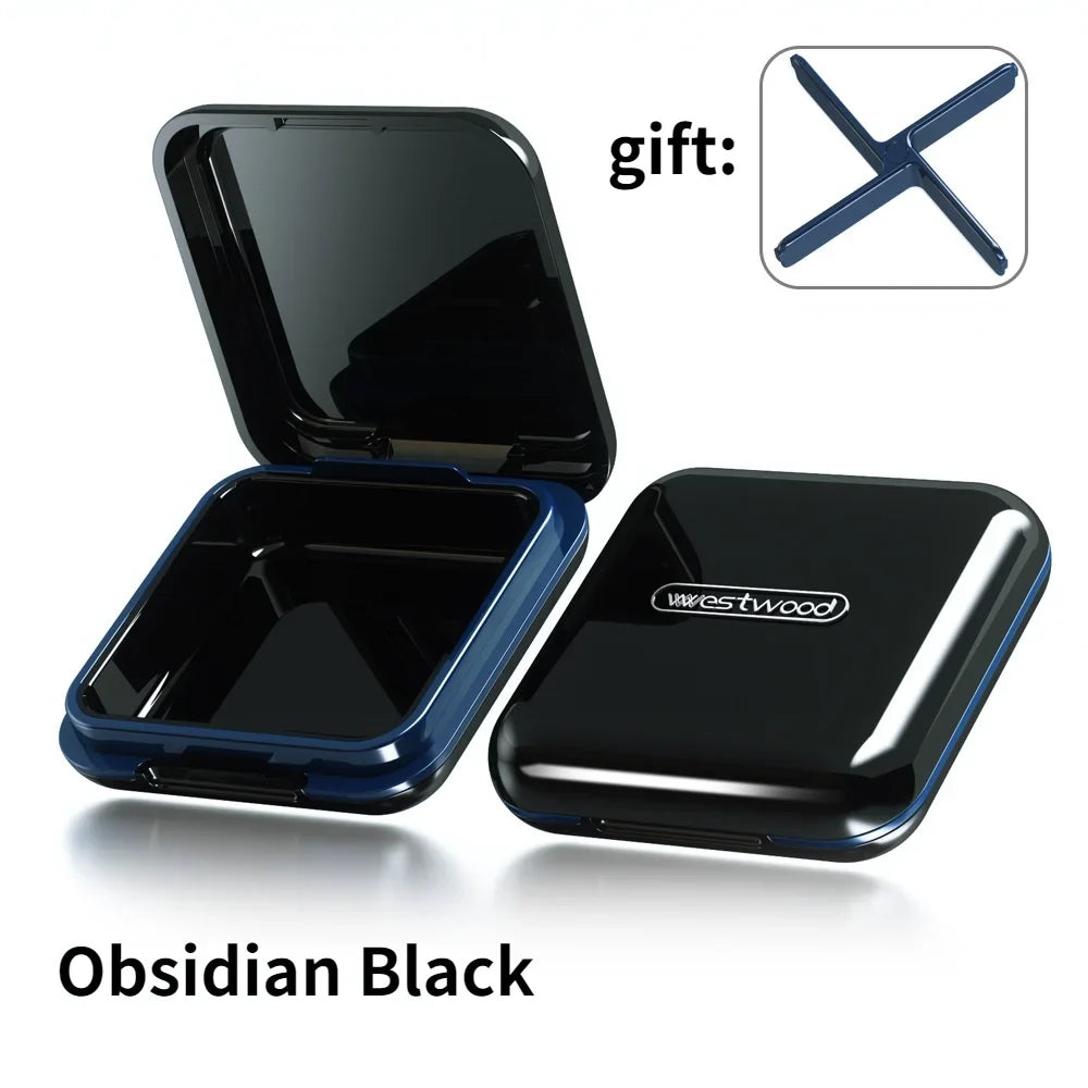 Orthodontic Retainer Storage Box – Portable Teeth Denture Cleaner & Soaking Case for Braces