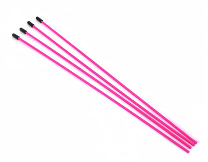 4PCS RC Antenna Protection Tubes — 380mm Plastic Pipe with Caps for 1/5, 1/8, 1/10, 1/14 RC Receivers & Crawler Cars
