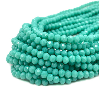 Faceted Crystal Glass Beads 2-8mm Loose Spacer Beads for DIY Jewelry Making Bracelets & Earrings