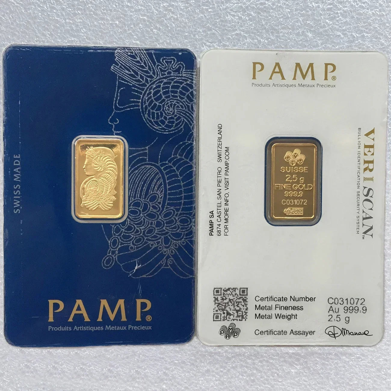 24K Gold Plated Copper Bar – 1g-100g Sealed Bullion Ingot, Non-Magnetic Golden Craft Gift