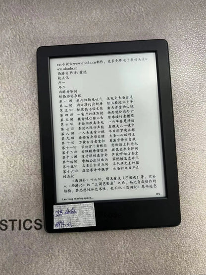 Kindle 8th Gen 6-Inch E-Book Reader, E-Ink Touch Screen, WiFi Connection, Registerable Account, Without Backlight