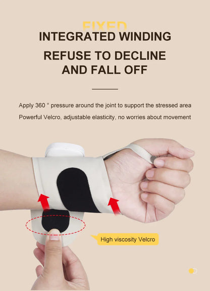 Electric Cordless Wrist Massager – USB Rechargeable Vibrating Massager for Carpal Tunnel & Fatigue Relief