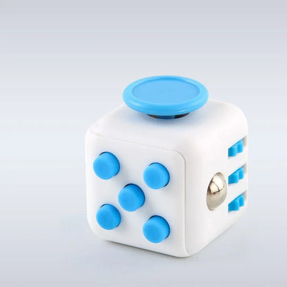 Creative Solid Color Fidget Dice – Handheld Stress Relief Toy for Kids & Adults, Anxiety & Autism Aid