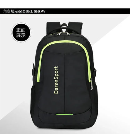Oxford Shoulder Backpack – Fashionable Lightweight Waterproof Laptop Rucksack, Large Capacity School Bag for Students