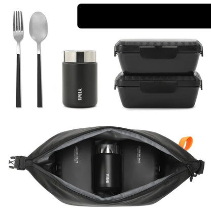 Insulated Lunch Bag — Aluminum Foil Bento Meal Pack with Ice Pack, Portable Food Storage for Picnic & Dinner