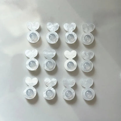 Large Acrylic Earring Backings – Comfortable Ear Lifters Stopper Pads, Practical Secure Earring Support Accessories