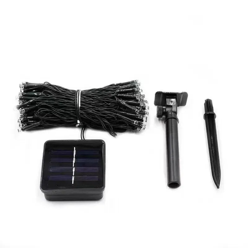30 LED Solar String Lights: Waterproof Fairy Garden Lamps for Christmas & Holiday Party Home Decor