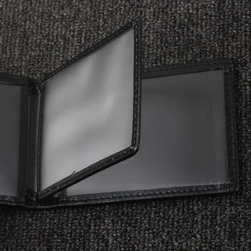 PU Leather Driver License Holder — Car Document Wallet for ID, Pass, Certificate, and Card Storage