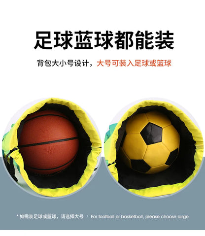 Bundle Pocket Waterproof Nylon Backpack — Portable Sports Bag for Outdoor, Camping, Swimming, Fitness, and School Use