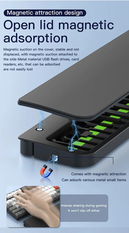 22-in-1 Digital Cleaning Kit – Phone, Camera, Laptop, Keyboard, Headset Brush & Screen Dust Cleaner Gift