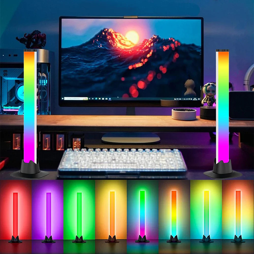 Music RGBIC Light Bar – APP-Controlled Desktop Strip with Rhythm Sync, USB Gaming & Bedroom TV Backlight Atmosphere Lamp