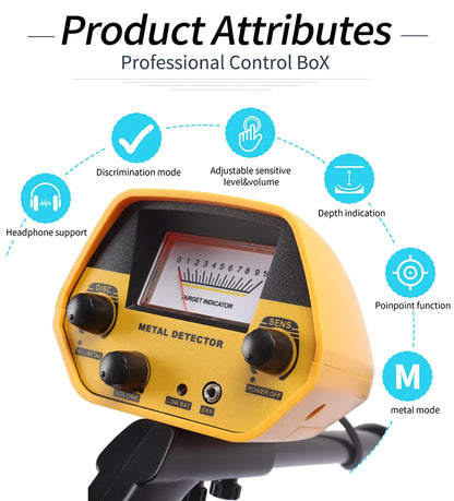 GTX5030H Underground Metal Detector – High-Sensitivity Treasure Hunter for Gold, Coins & Metals