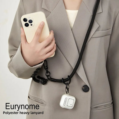 Adjustable Phone Lanyard - Universal Outdoor Crossbody Shoulder Case - Anti-Lost Wrist Strap with Card Neck Cord Clip Hang