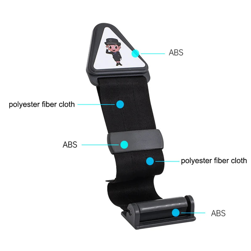 Car Child Seat Belt Retainer : Anti-Stroke Shoulder Guard Buckle Adjuster for Kids - Secure Adjustment & Fixation Seatbelt Accessory