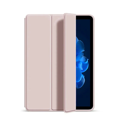 Leather Stand Flip Smart Cover for iPad — Soft Silicone Case for iPad 10th & 11th Gen, 10–11-inch (2022/2025)