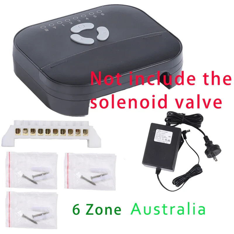 6 Zone WiFi Tuya Smart Watering Timer – Garden Irrigation Controller with Water Valve, Smart Home System