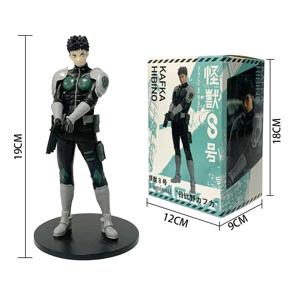 In Stock 1-4PCS Kaiju No. 8 Anime Figures — Kafka Hibino & Mina Ashiro PVC Action Dolls Toy Model Gifts for Kids