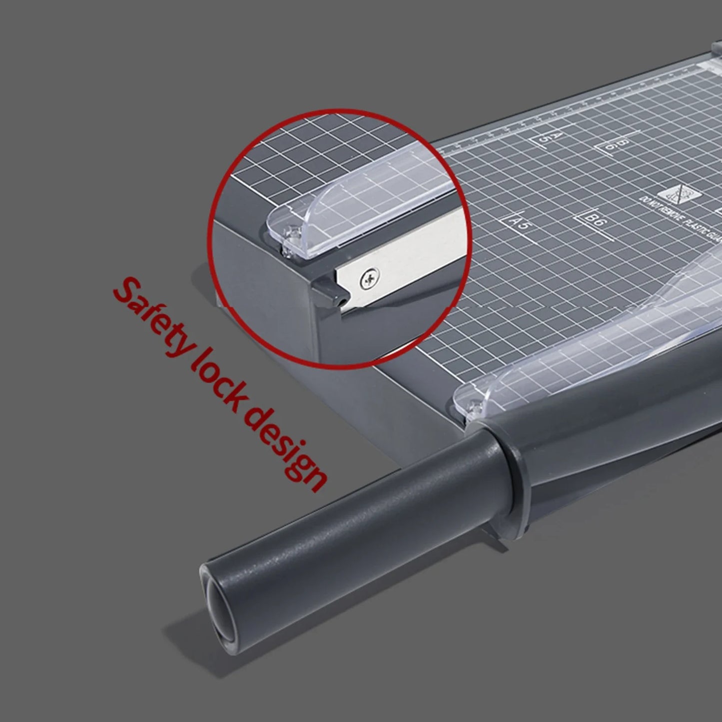 JIELISI Mini A4 Paper Trimmer — Desktop Guillotine Cutter with Safety Cutter Head for Precise Paper Cutting