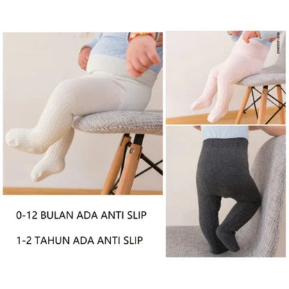 0-2Y Baby Girls Warm Pantyhose – Autumn Winter Long Tube Leggings & Newborn Tights Socks