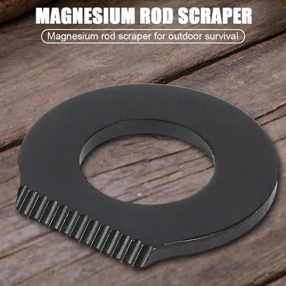 Durable Camping Survival Magnesium Flint Fire Starter with Scraper Stone – Lighter Tool