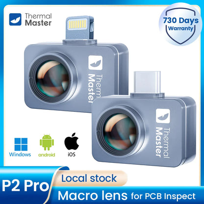 P2PRO Macro Thermal Imager – 600℃ Infrared Camera 256x192 for Android & iPhone