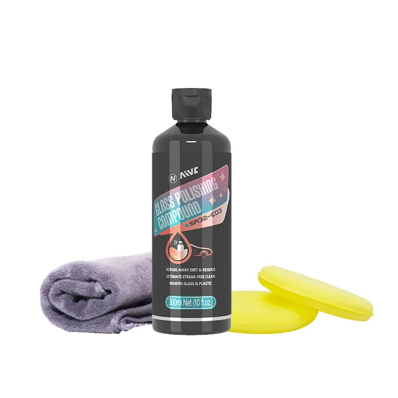 Car Glass Oil Film Remover Paste — Clear Vision Windshield Coating Cleaner