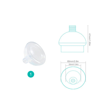 Cat & Dog Aerosol Chamber Inhaler — Portable Pet Spacer with Breathing Indicator Silicone Mask for Veterinary Use