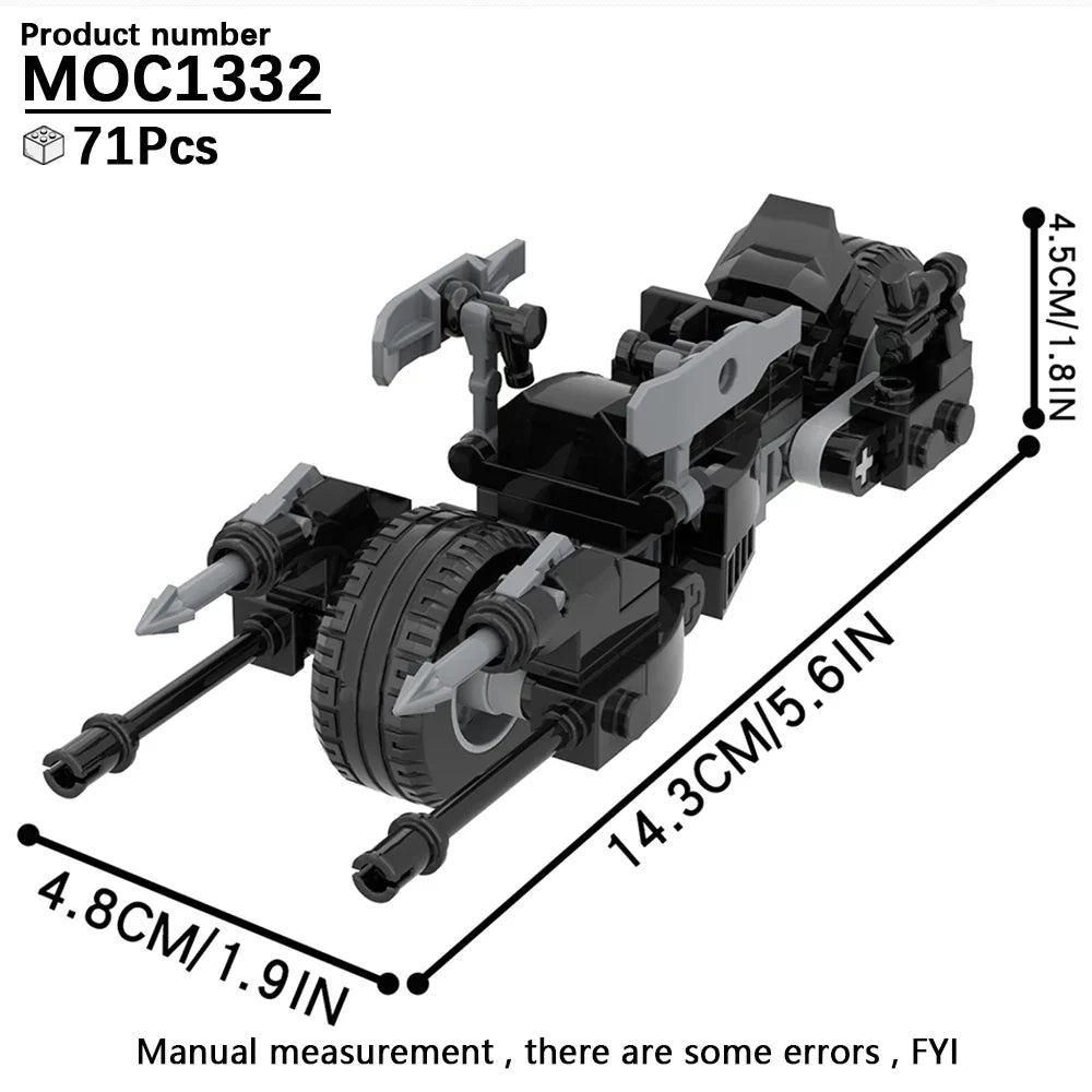MOOXI Movie Series MOC BrickHeadz Building Blocks Set – DIY Educational Toy for Kids