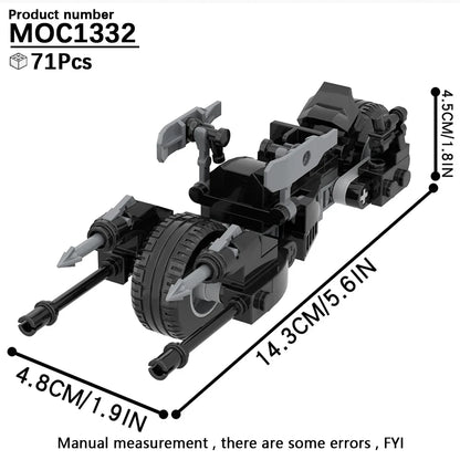 MOOXI Movie Series MOC BrickHeadz Building Blocks Set – DIY Educational Toy for Kids