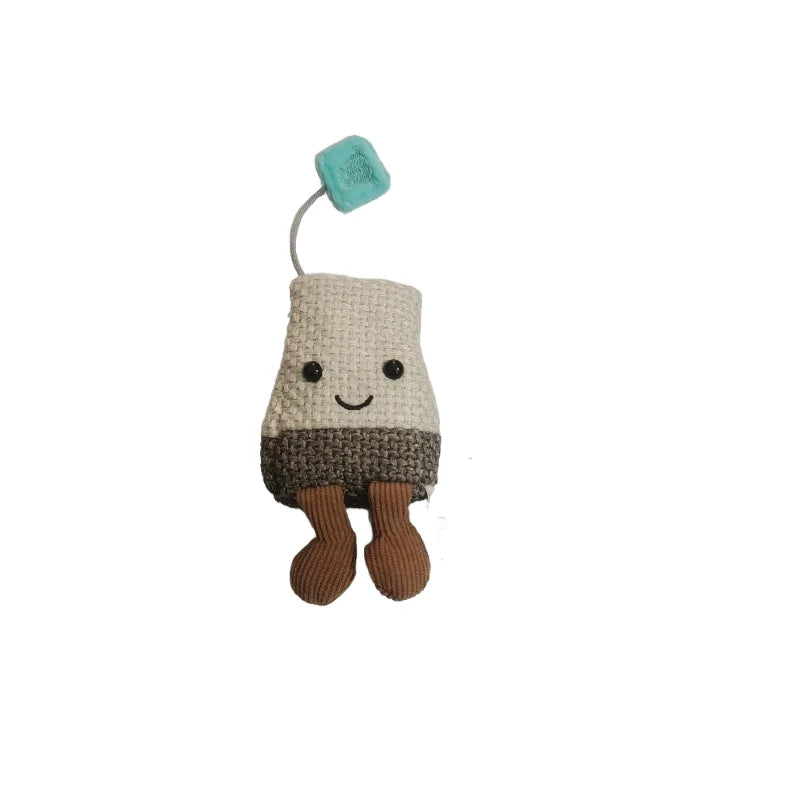 Limited Edition CatS UK Tea Bag Cartoon Doll — Cute Cat & Dog Interactive Toy for Pets or Girls, Perfect Birthday, Christmas & Halloween Gift