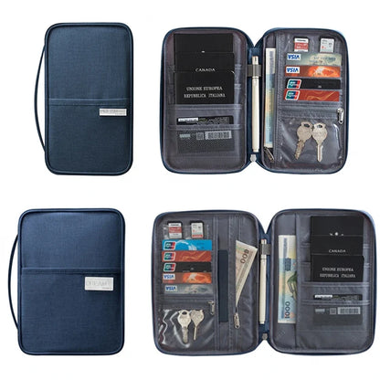 Hot Travel Wallet Family Passport Holder – Creative Waterproof Document Organizer & Cardholder Travel Accessories
