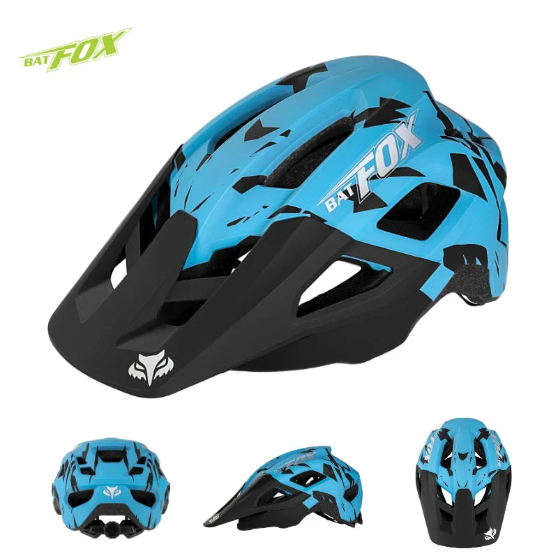 BATFOX MTB Cycling Helmet — Integrally-Molded Mountain Bike Helmet for Speed & Safety
