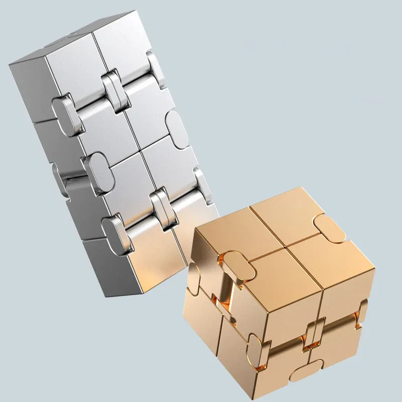 Magic Infinity Cube – Stress Relief & Educational Fidget Toy for Kids and Adults, Portable Christmas Gift