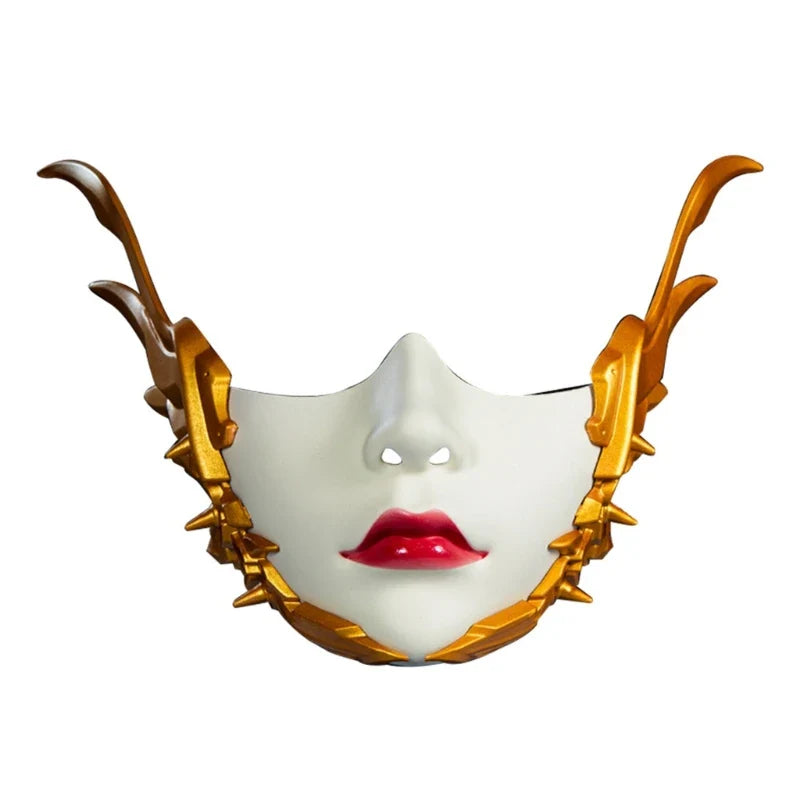 Adult Mechanical Half-Face Masquerade Mask — Cosplay & Halloween Dress-Up Prop for Men & Women Gift