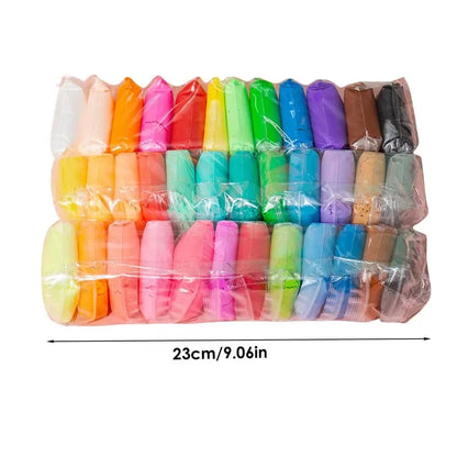 36-Color Air Dry Modeling Clay Kit - DIY Sculpting Set with Tools for Kids Ages 3-12