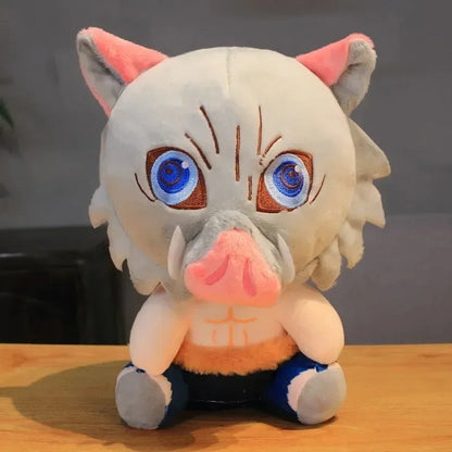 20cm Demon Slayer Plush Dolls — Kamado Tanjirou, Nezuko, Zenitsu & Kyoujurou Anime Toys | Kids Gifts from Kimetsu No Yaiba
