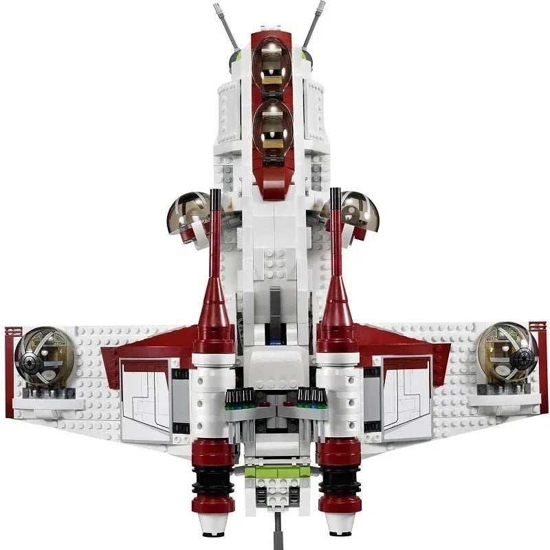 1228PCS Republic Gunship Building Set — 75021 Star-Inspired Spaceship Model Kit, Toy Christmas Gift for Kids