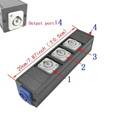 Chassis Light Connector – LED Power Connector AC Coupler Adapter Extender, NAC3MPA/NAC3MPB Aviation Socket 1-13AC