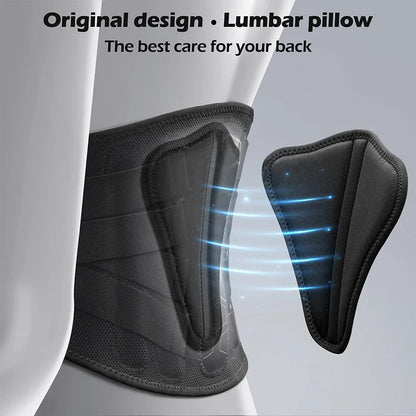 Back Brace for Lower Back Pain – Sciatica, Herniated Disc & Scoliosis Support Belt with Soft Pad, Lightweight Lumbar Support