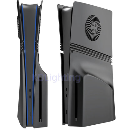 High-Strength ABS Cooling Vent Faceplate – Matte Replacement Shell for PS5 Pro Disc Console