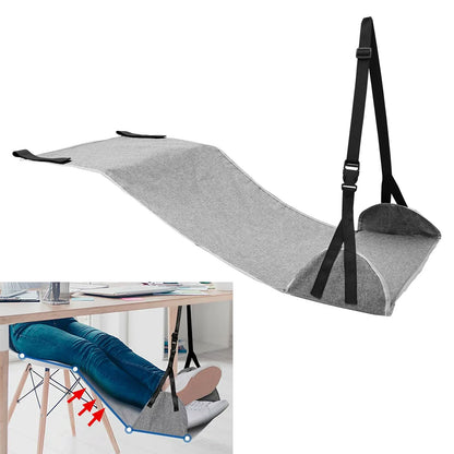 Portable Airplane & Travel Foot Rest Hammock – Adjustable Footrest for Plane, Train, Car, Office