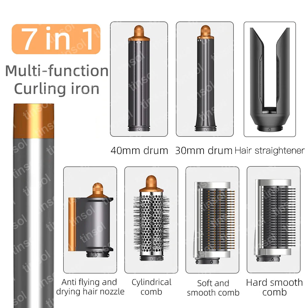 7-in-1 Multifunctional Hair Styling Set – Curling Iron, Hair Dryer & Straightener for Salon-Quality Home Styling