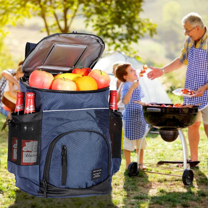 DENUONISS 33L Cooler Bag – Soft Insulated Backpack for 36 Cans, Leak-Proof Food & Beer Storage for Travel & Beach