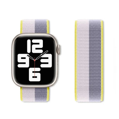 Sport Loop Strap for Apple Watch Band 40mm–49mm – Compatible with Series 3–10, SE & Ultra Adjustable Bracelet