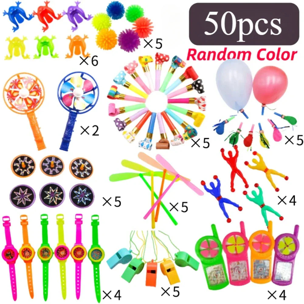 Kids Birthday Party Favors Set – 40–150pcs Piñata Stuffed Toys Bulk Gift Assortment Giveaway Pack for Party Goodie Bags