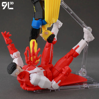 9L3D Lucky 13 Invincible Boy Action Figure – 3D Printed Multi-Jointed Poseable Anime Collectible Model Toy Gift