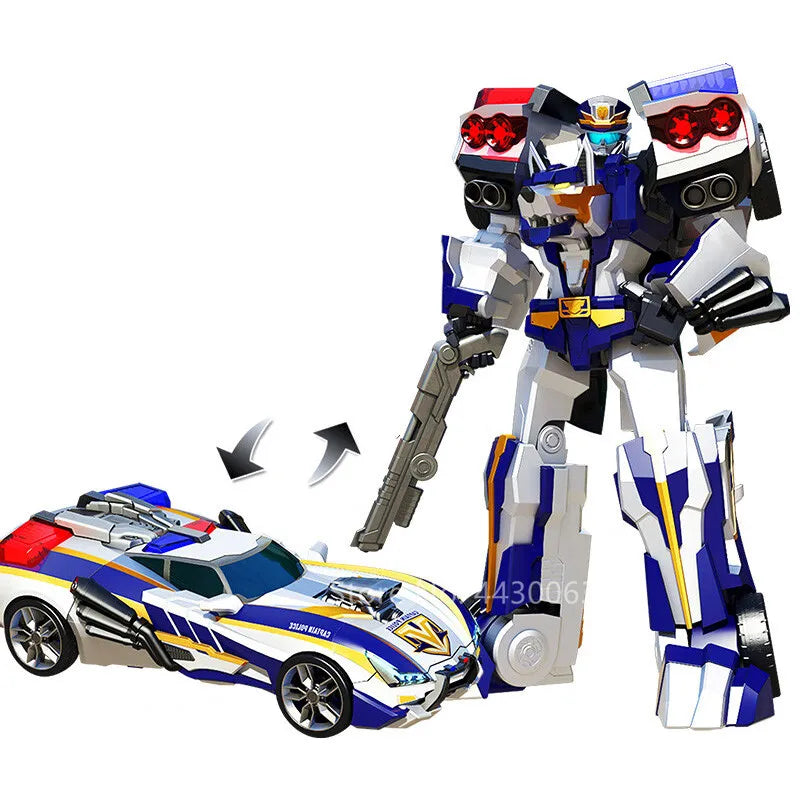Galaxy Detectives Tobot Transformation Toy – Car to Robot Anime Figure, Korea Cartoon Deformation Tank Gift