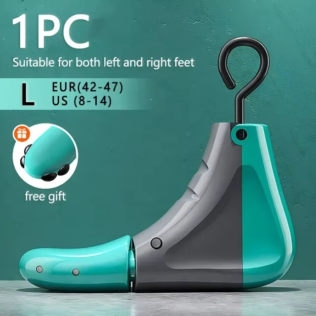 1/2 PCS Universal Adjustable Shoe Stretcher – Boot & Sneaker Widener with Steel Shaft for Left & Right Shoes